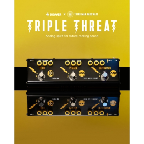 Donner Triple Threat Multi Efekt Pedalı<br>Fotoğraf: 7/7