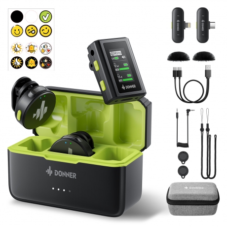 Donner VPM-20 Wireless Lavalier Mikrofon<br>Fotoğraf: 6/6