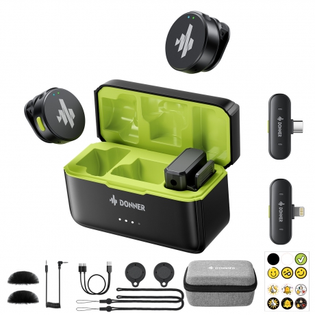 Donner VPM-20 Wireless Lavalier Mikrofon<br>Fotoğraf: 2/6