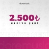 Doremusic Hediye Çeki (2500 TL)<br>Fotoğraf: 1/1