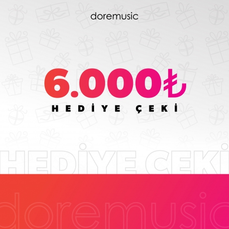 Doremusic Hediye Çeki (6000 TL)<br>Fotoğraf: 1/1