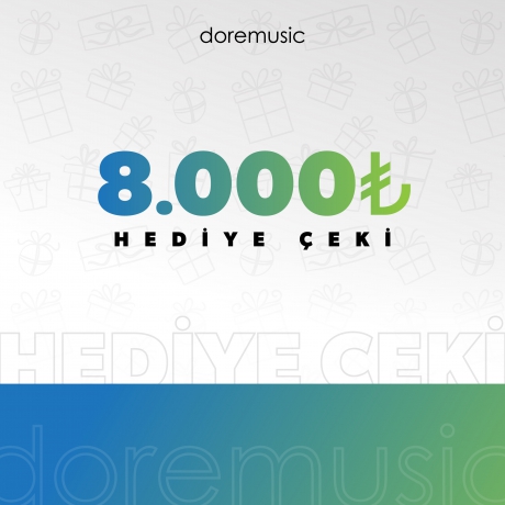 Doremusic Hediye Çeki (8000 TL)<br>Fotoğraf: 1/1