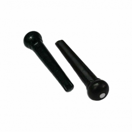 Dr. Parts PBP1/BK Akustik Gitar Köprü Pini<br>Fotoğraf: 1/1