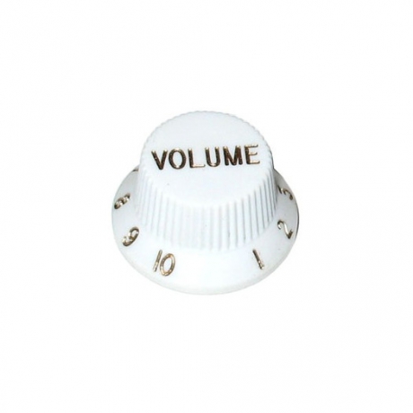 Dr Parts Plastic Volume Knob (Beyaz)<br>Fotoğraf: 1/1