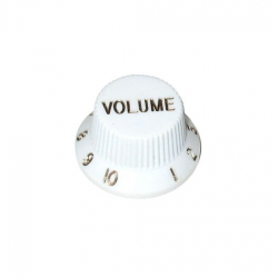 Dr Parts Plastic Volume Knob (Beyaz)