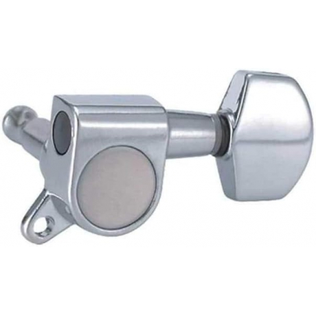 Dr.Parts EMH7002 Tek Sıra Sağ Dizilim Elektro Gitar Burgu Takımı (Krom)<br>Fotoğraf: 1/1