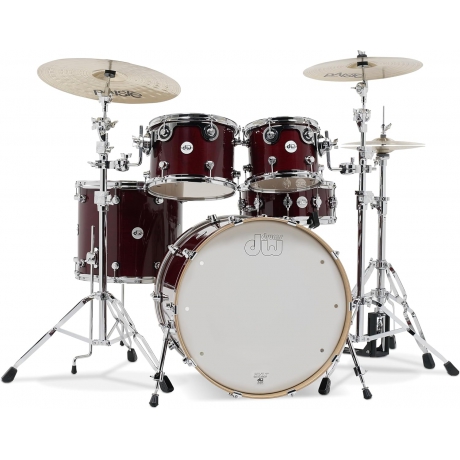 Dw Drums 22" Design Series 4-parça Akustik Davul (Cherry Stain)<br>Fotoğraf: 1/1