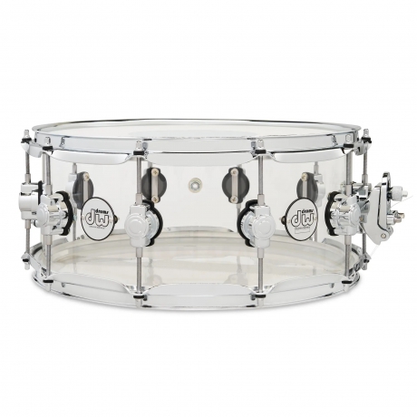 Dw Drums Design Series Acrylic 6 x 14" Trampet (Clear)<br>Fotoğraf: 1/3