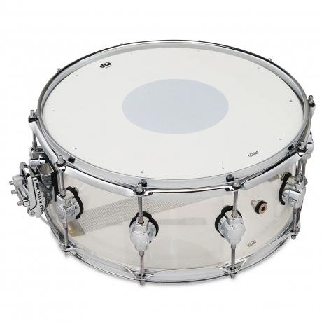 Dw Drums Design Series Acrylic 6 x 14" Trampet (Clear)<br>Fotoğraf: 2/3