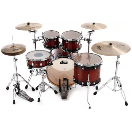 dw Drums Design Serisi Tobacco Burst 5 Parça Davul Seri<br>Fotoğraf: 3/5