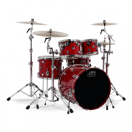 dw Drums Performance Serisi Candy Apple Red 5 Parça Davul Seti<br>Fotoğraf: 1/1