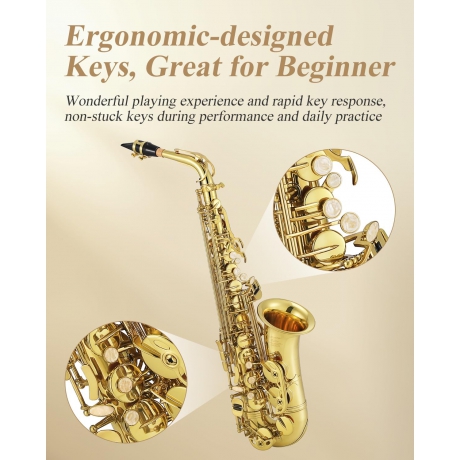 Eastar AS-III Mi Bemol Alto Saksafon<br>Fotoğraf: 3/7