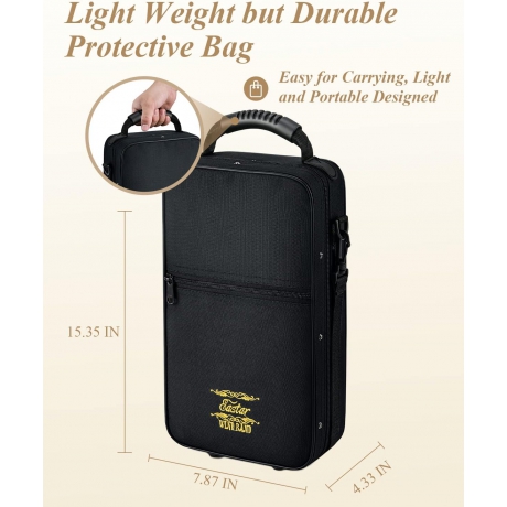 Eastar ECL-400 Black Ebonite Si Bemol Klarnet<br>Fotoğraf: 6/7