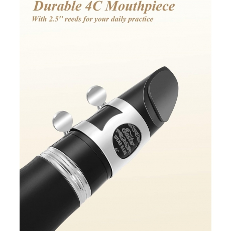 Eastar ECL-400 Black Ebonite Si Bemol Klarnet<br>Fotoğraf: 4/7