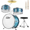 Eastar EDS-180MSB 14" 3-Parça Çocuk Davulu (Metallic Sky Blue)<br>Fotoğraf: 1/9