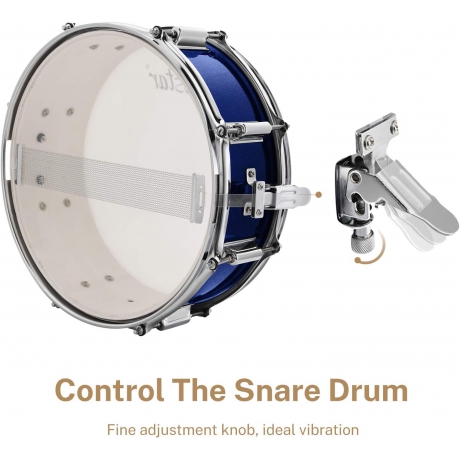 Eastar EDS-480MBE 22" 5-Parça Akustik Davul (Metallic Blue)<br>Fotoğraf: 3/6