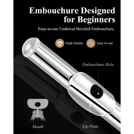 Eastar EFL-1 Yan Flüt (Nikel)<br>Fotoğraf: 2/7