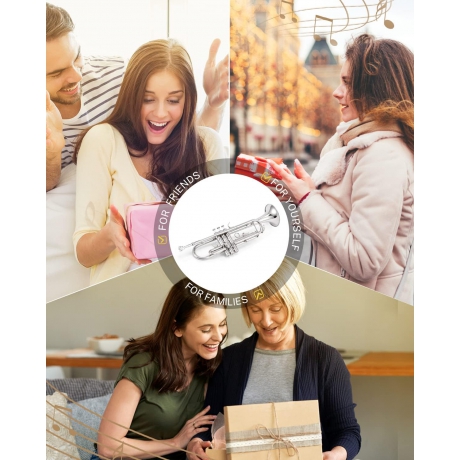 Eastar ETR-380N Standard Si Bemol Trompet (Silver)<br>Fotoğraf: 7/7