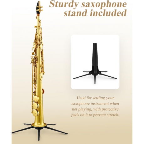 Eastar SS-II Bb Flat Sax Soprano Saksafon<br>Fotoğraf: 5/5