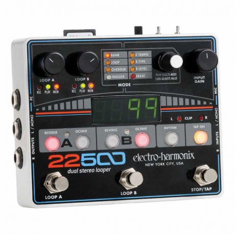 Electro Harmonix 22500 Dual Stereo Looper Pedalı<br>Fotoğraf: 2/5