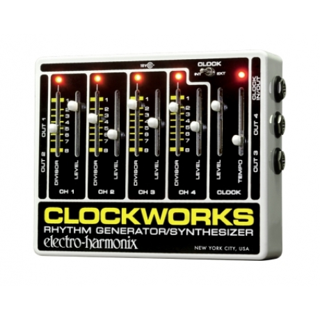 Electro Harmonix Clockworks Rhythm Generator / Synthesizer Pedalı<br>Fotoğraf: 1/1