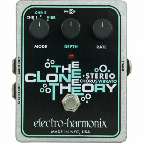 Electro Harmonix Stereo Clone Theory Analog Chorus Pedalı<br>Fotoğraf: 1/3