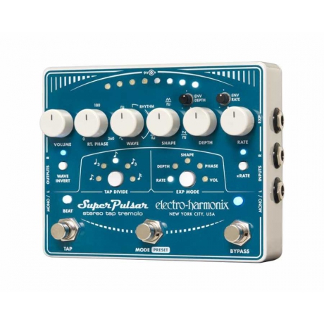 Electro Harmonix Super Pulsar Stereo Tap Tremolo Pedalı<br>Fotoğraf: 9/9