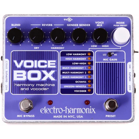 Electro Harmonix Voice Box Pedalı<br>Fotoğraf: 1/6