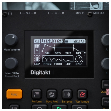 Elektron Digitakt II Groovebox And Sampler<br>Fotoğraf: 4/8