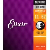Elixir 11027 Nanoweb 80/20 Bronze Akustik Gitar Teli (11-52)<br>Fotoğraf: 1/1