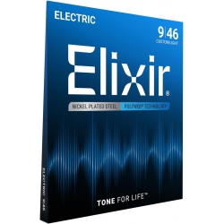 Elixir 12025 Nickel Polyweb Custom Light Elektro Gitar Teli (09-46)
