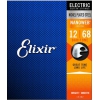 Elixir 12302 Nanoweb Baritone Elektro Gitar Teli (12-68)<br>Fotoğraf: 1/1