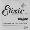 Elixir 14124 Nanoweb Phosphor Bronze Tek Akustik Gitar Teli (24)<br>Fotoğraf: 1/1
