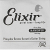Elixir 14142 Nanoweb Phosphor Bronze Tek Akustik Gitar Teli (42)<br>Fotoğraf: 1/1