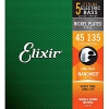 Elixir 14207 Nanoweb Light Medium 5 Telli Bas Gitar Teli (45-135)<br>Fotoğraf: 1/1