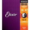 Elixir 16002 Nanoweb Phosphor Bronze Akustik Gitar Teli (10-47)<br>Fotoğraf: 1/1