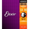 Elixir 16102 Nanoweb Phosphor Bronze Akustik Gitar Teli (13-56)<br>Fotoğraf: 1/1