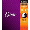Elixir 16152 Phosphor Bronze Nanoweb 12 Telli Akustik Gitar Teli (10-47)<br>Fotoğraf: 1/1