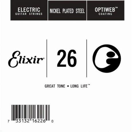 Elixir 16226 Optiweb SGL Tek Elektro Gitar Teli (26)<br>Fotoğraf: 1/1