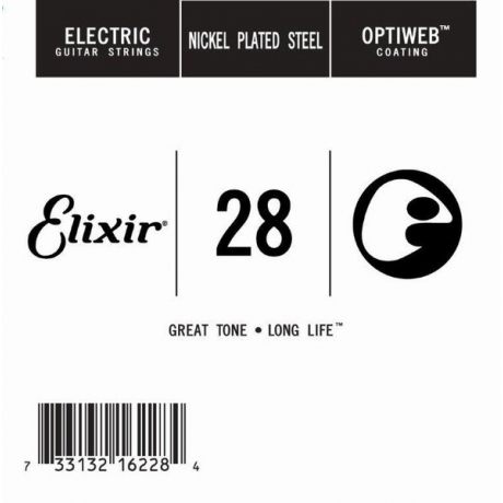 Elixir 16228 Optiweb SGL Tek Elektro Gitar Teli (28)<br>Fotoğraf: 1/1