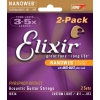 Elixir 16534 Nanoweb Phosphor Bronze 2'li Akustik Gitar Teli (11-52)<br>Fotoğraf: 1/2