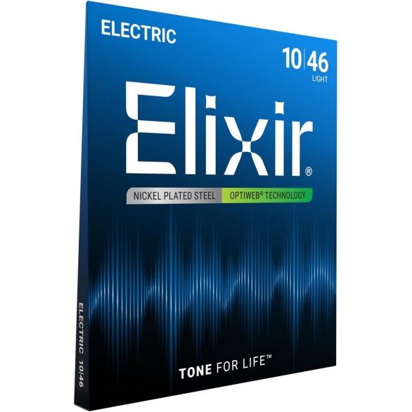 Elixir 19052 Optiweb Light Elektro Gitar Teli (10-46), Fotoğraf: 1/2