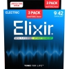 Elixir Optiweb Electric 3’lü Paket Elektro Gitar Teli (09-42)<br>Fotoğraf: 1/1