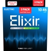 Elixir Optiweb Nikel 3’lü Paket Elektro Gitar Teli (10-46)<br>Fotoğraf: 1/1