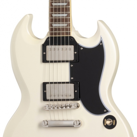 Epiphone 1961 Les Paul SG Standard Elektro Gitar (Aged Classic White)<br>Fotoğraf: 4/7