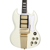Epiphone 1963 Les Paul SG Custom Maestro Vibrola Elektro Gitar (Classic White)<br>Fotoğraf: 3/8
