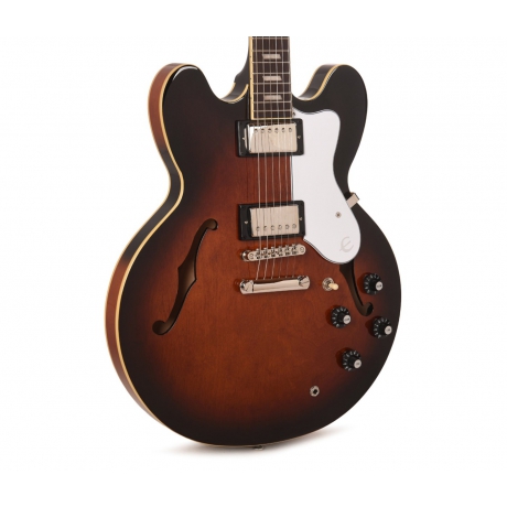 Epiphone Bonehead Riviera Elektro Gitar (Dark Tobacco Sunburst)<br>Fotoğraf: 2/6