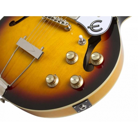 Epiphone Casino Coupe Elektro Gitar (Vintage Sunburst)<br>Fotoğraf: 3/3