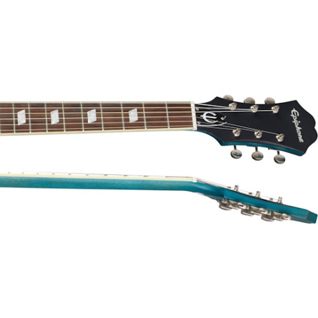 Epiphone Casino Worn Hollowbody Elektro Gitar (Worn Blue Denim)<br>Fotoğraf: 5/9