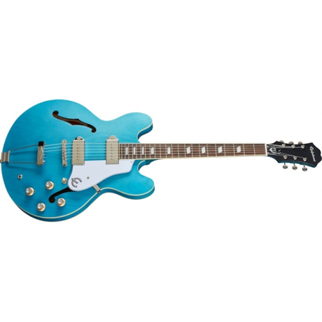 Epiphone Casino Worn Hollowbody Elektro Gitar (Worn Blue Denim)<br>Fotoğraf: 7/9